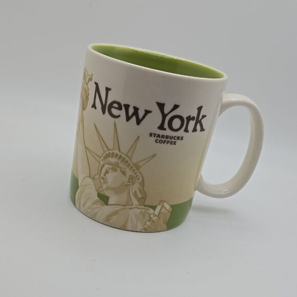 Starbucks | New York Mug - Green and Cream - Picture 1 of 6